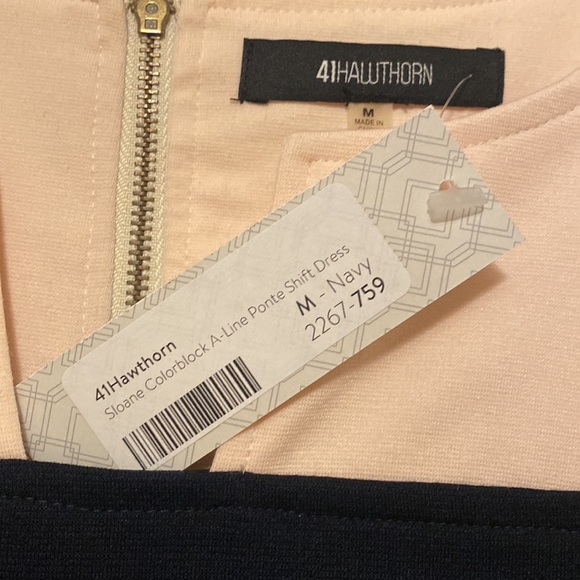 41Hawthorn Sloan Colorblock A-Line Ponte Shift Dress - Picture 3 of 7